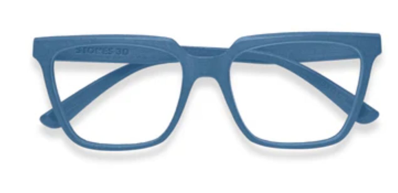 STONES 3D APRIL AZURE BLUE