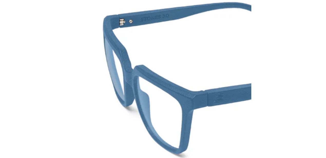 STONES 3D APRIL AZURE BLUE