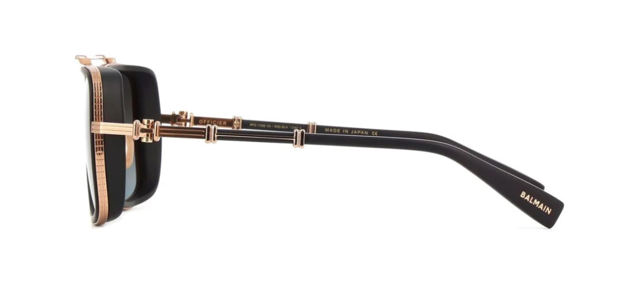 BALMAIN OFFICER BPS 108E BLACK ROSE GOLD